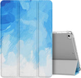 MoKo Case Fit New iPad Mini 5 2019/Mini 4 2015 (5th/4th Generation 7.9 inch), Slim Lightweight Smart Shell Stand Cover with Translucent Frosted Back Protector, with Auto Wake/Sleep,Navy Blue