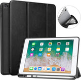 MoKo Case Fit 2018 iPad 9.7 6th Generation with Pencil Holder - Slim Lightweight Smart Shell Stand Cover Case with Auto Wake/Sleep Fit iPad 9.7" 2018 Released (A1893/A1954), Rose Gold