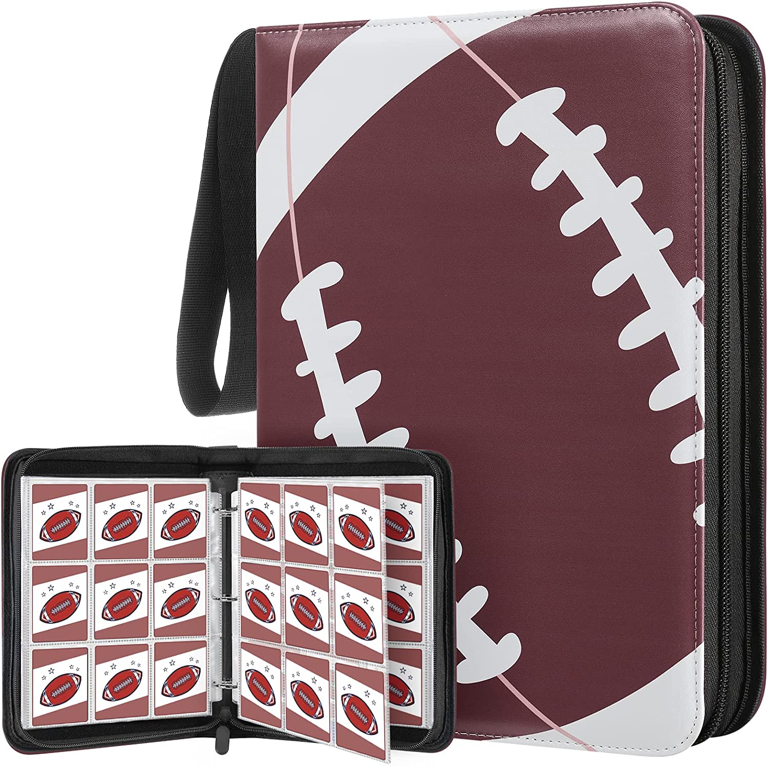 baseball card album binder MoKo 4-Pocket 400 Trading Card Binder Album with Sleeves, 50 Pages Dou – Mokodirect