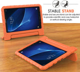 MoKo Case Fit Galaxy Tab A 10.1 2016, Kids Shock Proof Convertible Handle Lightweight Super Protective Stand Cover for Samsung Galaxy Tab A 10.1" 2016 Tablet(SM-T580/SM-T585, No Pen Version), Orange