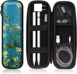 MoKo Holder Case Fit Apple Pencil 1&2, PU Leather Case Fit iPad 9th Gen 2021/8th Gen 2020/7th Gen 2019/iPad Mini 6 2021/iPad Air 4 2020/iPad Pro 11 & 12.9 2021, for Stylus Pen,Lucky Tree