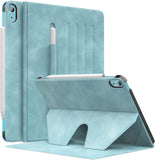 MoKo Case Fit iPad Air 5th Generation 2022/iPad Air 4th Gen 10.9 2020 with Pencil Holder, [Support Apple Pencil 2 Charging] Protective Cover for iPad Air 5/4, Multi-Angle Magnetic Stand, Purple