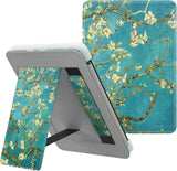 MoKo Case Fits 6" Kindle Paperwhite (10th Generation, 2018 Releases), Lightweight PU Leather Cover Stand Shell with Hand Strap for Amazon Kindle Paperwhite 2018 E-Reader - Blue Sky Star