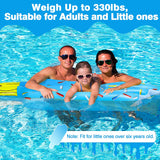 MoKo Inflatable Pool Floats Adults Kids, Ice Cream Floating Row Popsicle Float Raft Swimming Pool Float Bed Summer Beach Lounger Water Fun Party Decorations Supply