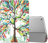 MoKo Case Fit 2018/2017 iPad 9.7 6th/5th Generation - Slim Lightweight Smart Shell Stand Cover with Translucent Frosted Back Protector Fit iPad 9.7 Inch 2018/2017, Lucky Tree (Auto Wake/Sleep)