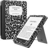 MoKo Case for 6.8" Kindle Paperwhite (11th Generation-2021) and Kindle Paperwhite Signature Edition, Slim PU Shell Cover Case with Auto-Wake/Sleep for Kindle Paperwhite 2021 E-Reader, Colorful Leaf