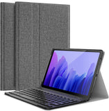 MoKo Keyboard Case Compatible with Samsung Galaxy Tab A7 2020, PU Tablet Cover Shell Case with Removable Wireless Keyboard Fit Galaxy Tab A7 2020 10.4 Inch Model (SM-T500/505/507), Green
