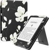 MoKo Case for 6.8" Kindle Paperwhite (11th Generation-2021) and Kindle Paperwhite Signature Edition, Slim PU Shell Cover Case with Auto-Wake/Sleep for Kindle Paperwhite 2021 E-Reader, Colorful Leaf
