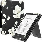 MoKo Case for 6.8" Kindle Paperwhite (11th Generation-2021) and Kindle Paperwhite Signature Edition, Slim PU Shell Cover Case with Auto-Wake/Sleep for Kindle Paperwhite 2021 E-Reader, Fragrant Flowers