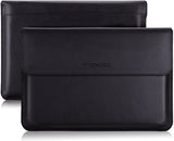 MoKo 13 Inch Laptop Sleeve Case with Document Pocket Fit with MacBook Air 13-inch Retina A1932 (2016-2020), MacBook Pro 13.3" 2016-2019 A2159 A1989 A1706 A1708, iPad Pro 12.9 2021/2020/2018, Black