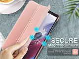 MoKo Case Fits Samsung Galaxy Tab A7 Lite 8.7 Inch (SM-T225/T220/T227), Lightweight Stand Smart Case Hard Shell Cover for Samsung Tab A7 Lite Tablet 2021 – Rose Gold