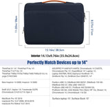 MoKo Laptop Sleeve Bag,Protective Accessory Case Fits Macbook Pro M1 Pro/M1 Max 14.2 2021 Acer HP Dell Chromebook 14,ThinkPad X1 14"/P14s 14",ZenBook Flip 14,Surface Book 15",Galaxy Tab S8 Ultra 14.6"