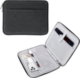 MoKo 9-11 Inch Tablet Sleeve Bag, Protective Bag with Two Compartments Fits iPad air 5 10.9 inch 2022, iPad Pro 11 2021/2020/2018, iPad 9/8/7th Generation 10.2, iPad Air 4 10.9, iPad 9.7, Pink