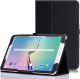 MoKo Samsung Galaxy Tab E 9.6 Case - Slim Folding Cover for Samsung Galaxy Tab E Wi-Fi / Tab E Nook 9.6-Inch Tablet Verizon 4G LTE Version, Black (NOT FIT Tab E 8.0 inch Tablet)