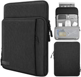 MoKo 9-11 Inch Tablet Sleeve Bag Carrying Case with Storage Pockets Fits iPad air 5 10.9" 2022, iPad Pro 11 2021/2020, iPad 9/8/7th Gen 10.2, iPad Air 4 10.9, Tab A 10.1, Tab S8 11", Indigo