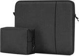 MoKo 13 Inch Laptop Sleeve, Fits with MacBook M1 Pro Max 14, MacBook Air 13.6 M2/Air 13.3 2022-2018, MacBook Pro 13 2022-2016, Surface Pro 8/7/6/X, Galaxy Tab S8+ 12.4" with Accesory Bag, Black
