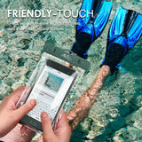 MoKo Waterproof Phone Pouch [3 Pack], Underwater Clear Phone Case Dry Bag with Lanyard Compatible with iPhone 13 Mini/12/11 Pro Max, X/Xr/Xs, SE 3/2, Samsung S21/S9, Note 10, Indigo+Army Green+Black