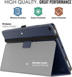 MoKo Case for Amazon Fire HD 10 Tablet (7th and 9th Generation, 2017 and 2019 Release) 10” - Slim Folding Stand Cover with Auto Wake/Sleep for 10.1 Inch Tablet, Indigo