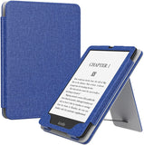 MoKo Case for 6.8" Kindle Paperwhite (11th Generation-2021) and Kindle Paperwhite Signature Edition, Slim PU Shell Cover Case with Auto-Wake/Sleep for Kindle Paperwhite 2021 E-Reader, Colorful Leaf