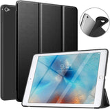 MoKo Case Fit iPad Air 2, Slim Smart Shell Stand Folio Case with Soft TPU Back Cover Compatible with iPad Air 2 9.7", Auto Wake/Sleep - Black