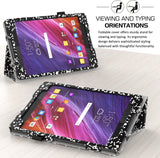 Verizon ASUS ZenPad Z8 / ZenPad 3 8.0 Case, MoKo Ultra Compact Protection Slim Folding Stand Cover Smart Case, with Auto Wake/Sleep for ASUS ZenPad Z8 (ZT581KL) 7.9" Tablet 2016, Notebook Black