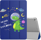 MoKo Case Fit New iPad Mini 5 2019/Mini 4 2015 (5th/4th Generation 7.9-inch), Slim Lightweight Smart Shell Stand Cover with Translucent Frosted Back Protector, Auto Wake/Sleep, Blue Mermaid
