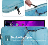 MoKo 9-11 Inch Tablet Sleeve Bag Carrying Case Fit iPad air 5 10.9" 2022, iPad Pro 11 2021-2018, iPad 9/8/7th Gen 10.2, iPad Air 4 10.9, iPad Air 3 10.5, Tab S8/S7/A7 Lite/Tab A 10.1, Fog Blue