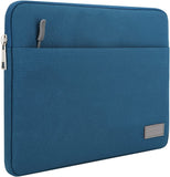 MoKo Tablet Sleeve Case Fits Tab S8+ 12.4", Surface Pro X/Pro LTE 12.3 Inch, Surface Laptop Go 12.4", Zipper Polyester Bag with Pocket, Fit Surface Pro Type Cover and Pen, Marble