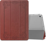 MoKo Case Fit New iPad Air (3rd Generation) 10.5" 2019/iPad Pro 10.5 2017 - Slim Lightweight Smart Shell Stand Cover with Translucent Frosted Back Protector - Water Color (Auto Wake/Sleep)