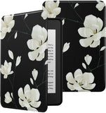MoKo Case Fits Kindle Paperwhite (10th Generation, 2018 Releases), Premium Ultra Lightweight Shell Cover with Auto Wake / Sleep for Amazon Kindle Paperwhite 2018 E-reader - Black