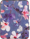 MoKo 7-8 Inch Tablet Sleeve Bag, Polyester Pouch Cover Case Fits iPad Mini (6th Gen) 8.3" 2021, iPad Mini 5/4/3/2/1, Samsung Galaxy Tab S2 8.0, Tab A 8.0, ZenPad Z8s 7.9, Peacock Blue