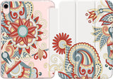 MoKo Case Fit New iPad Mini 6 2021 (6th Generation 8.3 inch), Soft TPU Translucent Frosted Back Cover Slim Smart Shell Stand Folio Case for iPad Mini, Auto Wake/Sleep, Marble Gold Purple