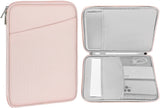 MoKo 9-11 Inch Tablet Sleeve Case, Fits iPad air 5 10.9" 2022, iPad Pro 11 2021-2018, iPad 10.2 2021-2019, iPad Air 4 10.9, Tab S8/A7, Protective Bag Carrying Case with Pocket, Mint Green