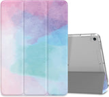 MoKo Case Fit New iPad Air (3rd Generation) 10.5" 2019/iPad Pro 10.5 2017 - Slim Lightweight Smart Shell Stand Cover with Translucent Frosted Back Protector - Spring Lilac (Auto Wake/Sleep)