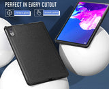 MoKo Case Compatible with Lenovo Tab P11 Pro 11.5" 2020, Origami Standing Shell Case with Multi Angle Magnetic TPU Back Cover Fit Lenovo Tab P11 Pro 11.5-Inch 2020 Model (TB-J706F/J706L), Black
