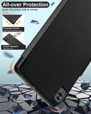 MoKo Case Compatible with Realme Pad Mini 8.7 inch 2022, Ultra-Thin PC Trifold Smart Tablet Stand Cover Shell Case Fits Realme Pad Mini 8.7 inch 2022 Tablet ONLY, Black