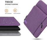 MoKo Sleeve Bag for 13.3 Inch Laptop, Carrying Pouch Sleeve Case with Pocket Fits MacBook Pro 13" M2/M1 Pro/M1 Max 14.2 2022-2021, MacBook Air 13.6" M2 2022, Tab S8+ 12.4",Surface Pro 8, Purple