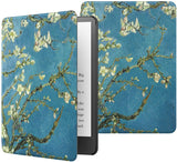 MoKo Case for 6.8" Kindle Paperwhite (11th Generation-2021) and Kindle Paperwhite Signature Edition, Lightweight Shell Cover with Auto Wake/Sleep for Kindle Paperwhite 2021, Fox & Rabbit Indigo