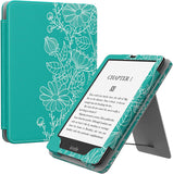 MoKo Case for 6.8" Kindle Paperwhite (11th Generation-2021) and Kindle Paperwhite Signature Edition, Slim PU Shell Cover Case with Auto-Wake/Sleep for Kindle Paperwhite 2021 E-Reader, Colorful Leaf