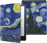 MoKo Case for 6.8" Kindle Paperwhite (11th Generation-2021) and Kindle Paperwhite Signature Edition, Light Shell Cover with Auto Wake/Sleep for Kindle Paperwhite 2021 E-Reader, Lucky Flowers