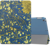 MoKo Case Fit 2018/2017 iPad 9.7 6th/5th Generation - Slim Lightweight Smart Shell Stand Cover with Translucent Frosted Back Protector Fit iPad 9.7 Inch 2018/2017, Starry Night(Auto Wake/Sleep)
