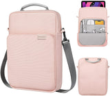 MoKo 13.3-14 Inch Laptop Sleeve Bag Fits MacBook Pro 13" M2 2022/Pro M1 Pro/M1 Max 14.2 2021, MacBook Air 13.6" M2 2022, Tab S8 Ultra 14.6", Handle Carrying Case with Shoulder Strap, Indigo