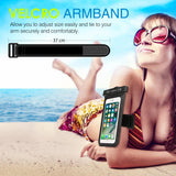 MoKo Waterproof Phone Pouch Holder, IPX8 Waterproof Cell Phone Dry Bags Underwater Case with Lanyard Armband for iPhone 13/13 Pro Max/iPhone 12/12 Pro Max/11 Pro Max
