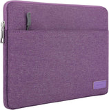 MoKo Tablet Sleeve Case Fits Tab S8+ 12.4", Surface Pro X/Pro LTE 12.3 Inch, Surface Laptop Go 12.4", Zipper Polyester Bag with Pocket, Fit Surface Pro Type Cover and Pen, Pink