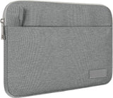 MoKo Tablet Sleeve Case Fits Tab S8+ 12.4", Surface Pro X/Pro LTE 12.3 Inch, Surface Laptop Go 12.4", Zipper Polyester Bag with Pocket, Fit Surface Pro Type Cover and Pen, Peacock Blue
