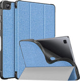 MoKo Case Fits Samsung Galaxy Tab A7 10.4 Inch 2020 Model (SM-T500/505/507), Lightweight Slim PU Tablet Case Shockproof TPU Back Shell Trifold Stand Cover with Auto Wake/Sleep, Green