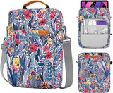 MoKo 13.3-14 Inch Laptop Sleeve Bag Fits MacBook Pro 13" M2 2022/Pro M1 Pro/M1 Max 14.2 2021, MacBook Air 13.6" M2 2022, Tab S8 Ultra 14.6", Handle Carrying Case with Shoulder Strap, Indigo
