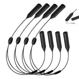MoKo Universal Glasses Straps with 2 Holes Adjustable Eyewear Retainers Glasses Band Sunglasses String Straps, 4 Pack