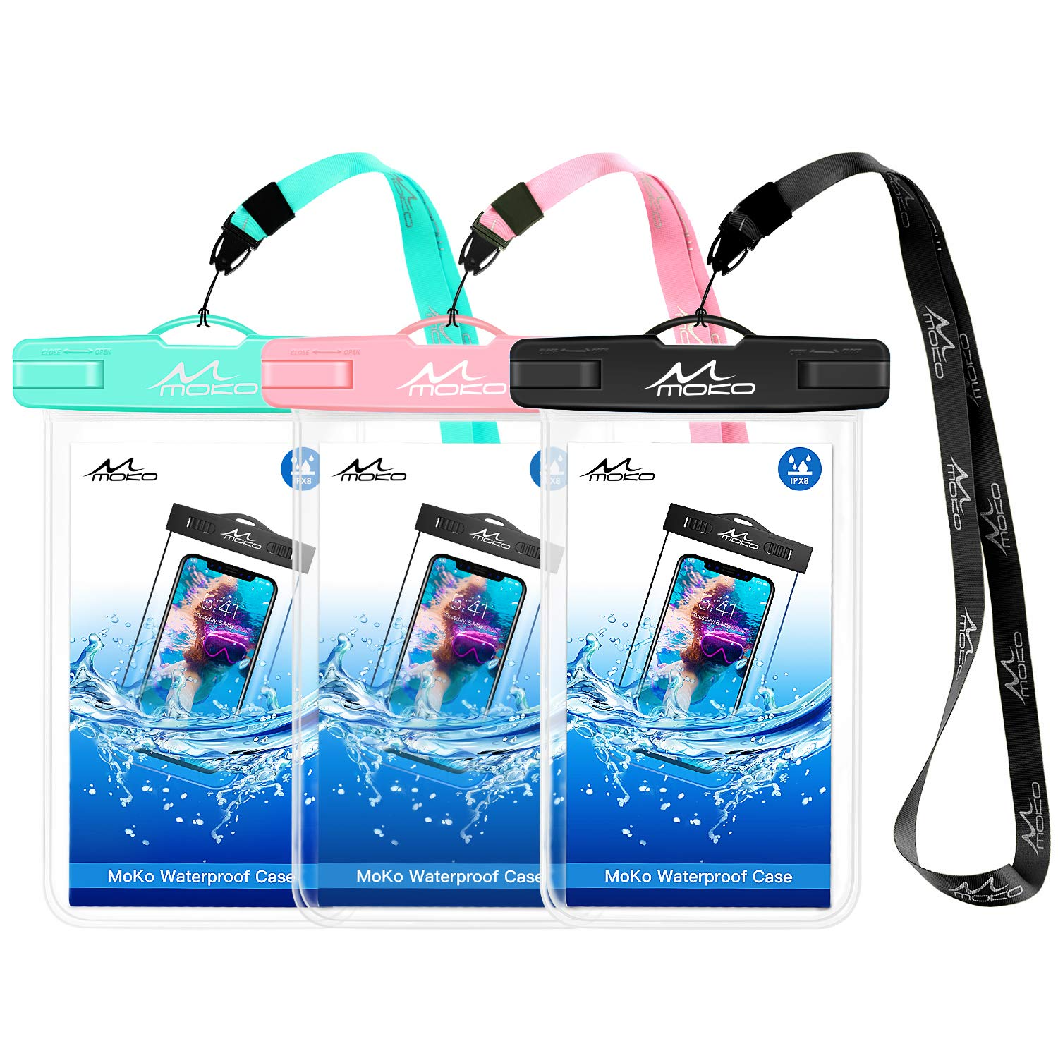 Large Capacity Waterproof Phone Pouch Floating, Waterproof Bag Case for  iPhone 15 14 Pro Max 13 12 11 X XR 8 Plus Samsung Up to 6.9'', IPX8 Water