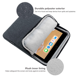 MoKo 9 - 11 Inch Tablet Sleeve Bag Case, Ipad Bag for iPad Air 5 10.9" 2022, iPad Pro 11 2021-2018, iPad 9/8/7th Gen 10.2, iPad Air 4 10.9/Air 3 10.5, Tab S8 11"/Tab A 10.1, Space Gray
